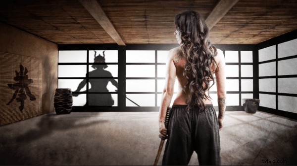 Behind the Scenes: Samurai Girl Composite Post-Production Walkthrough with Speed Art Video