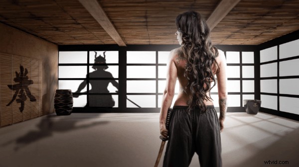 Behind the Scenes: Samurai Girl Composite Post-Production Walkthrough with Speed Art Video