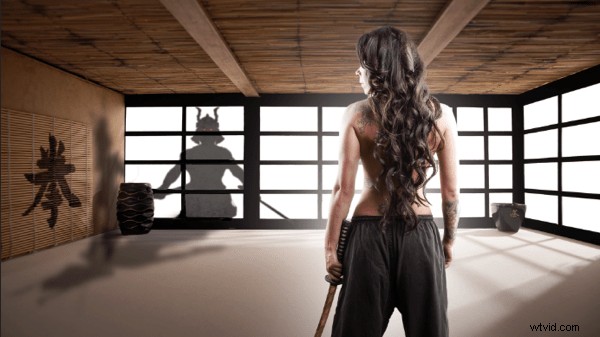 Behind the Scenes: Samurai Girl Composite Post-Production Walkthrough with Speed Art Video