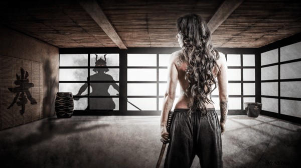 Behind the Scenes: Samurai Girl Composite Post-Production Walkthrough with Speed Art Video