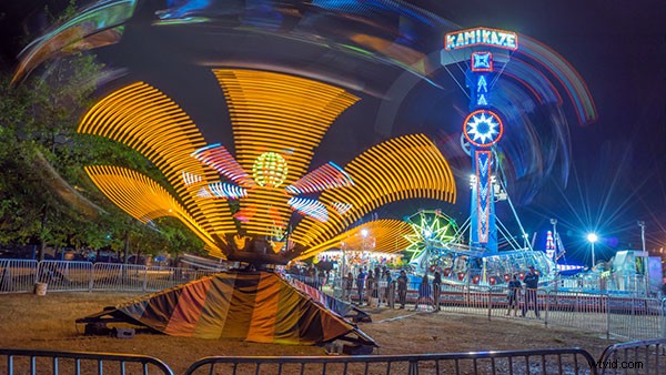 Expert Guide: Capturing Stunning Fairground Ride Photos at Twilight