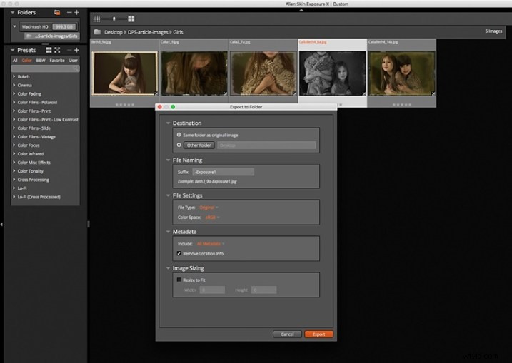 Effortlessly Add Vintage Frame Overlays to Photos with Alien Skin Exposure X