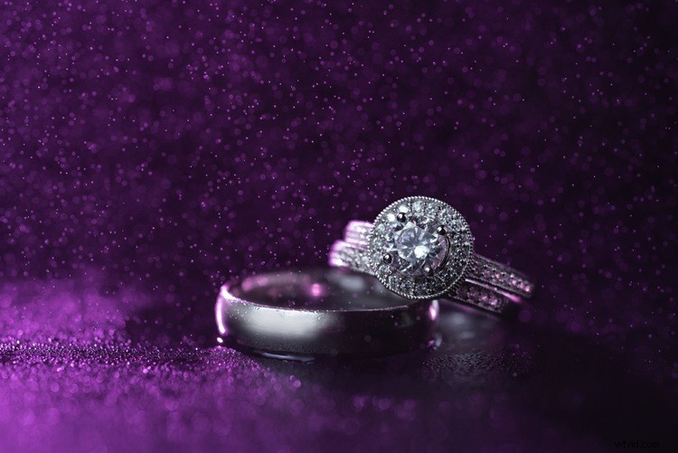 4 Effortless and Creative Ways to Light and Photograph Wedding Rings Like a Pro