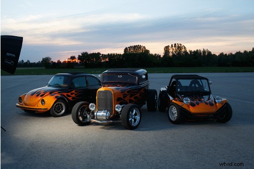 Behind the Flames: How We Captured the Epic Hot Rod Shot from Concept to Print