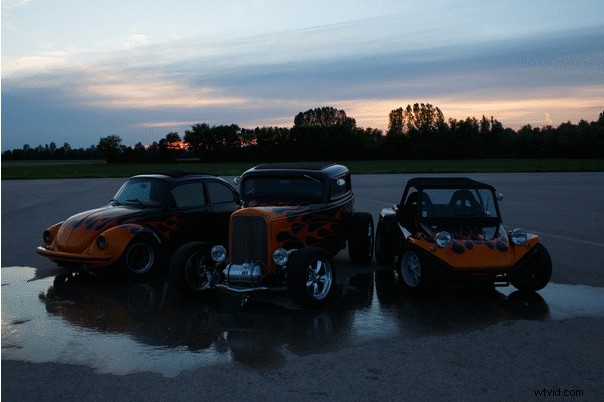 Behind the Flames: How We Captured the Epic Hot Rod Shot from Concept to Print