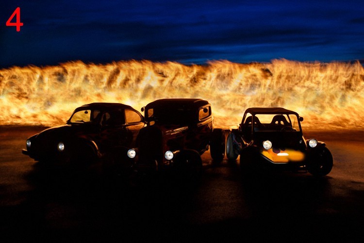 Behind the Flames: How We Captured the Epic Hot Rod Shot from Concept to Print