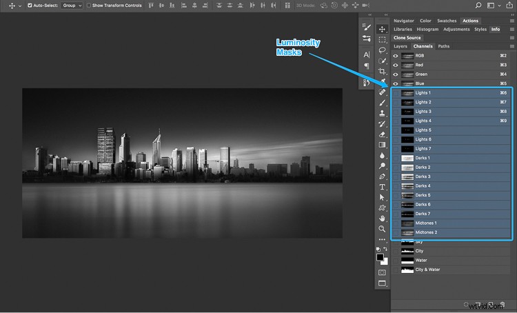 Create Stunning Silky Split-Toned Black & White Photos with Luminosity Masks