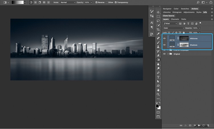 Create Stunning Silky Split-Toned Black & White Photos with Luminosity Masks