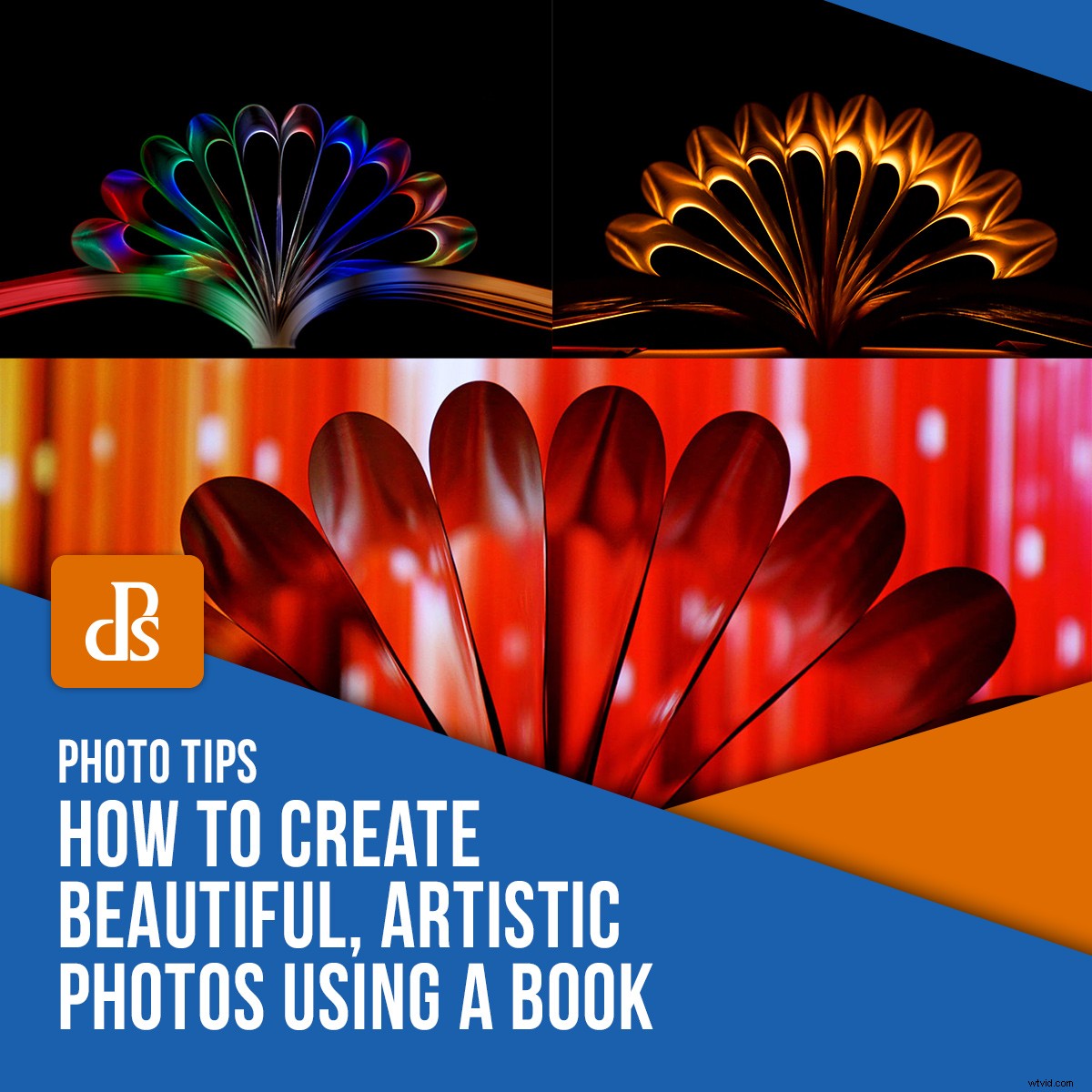 Create Stunning Artistic Photos with a Book and LED Light: Easy Tutorial