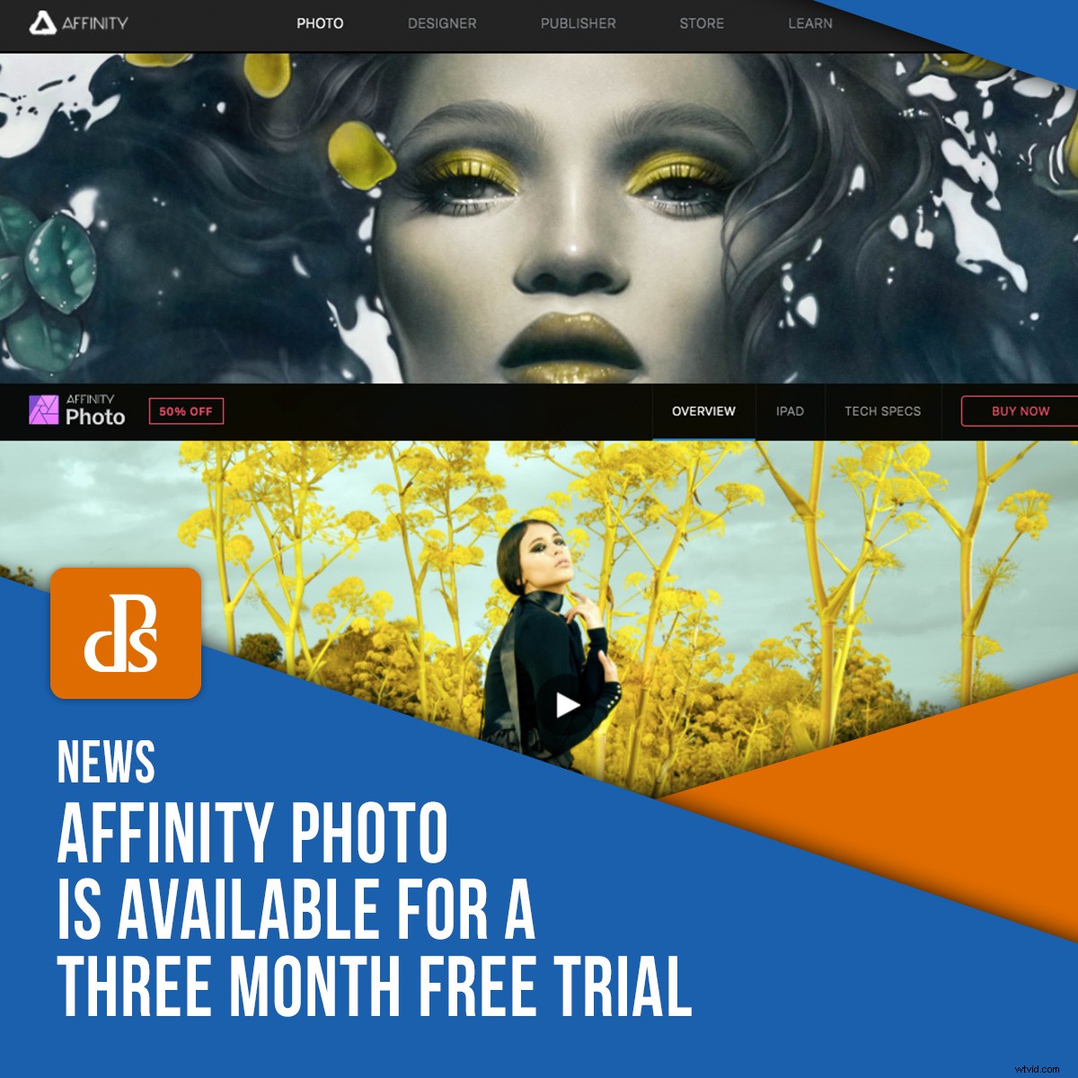 Affinity Photo: 3-Month Free Trial + 50% Off Sale for Artists Amid COVID-19