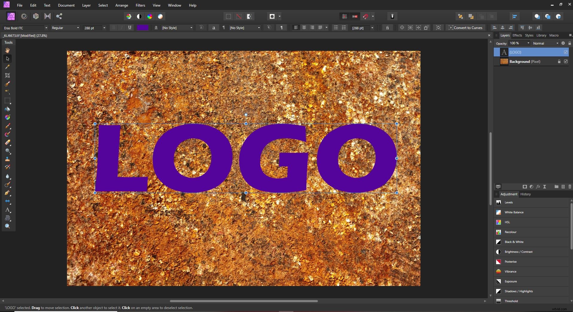 Master Displacement Maps in Affinity Photo: Create Realistic Text Blends Effortlessly