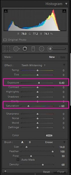 How to Whiten Eyes and Teeth in Lightroom: Quick Step-by-Step Tutorial