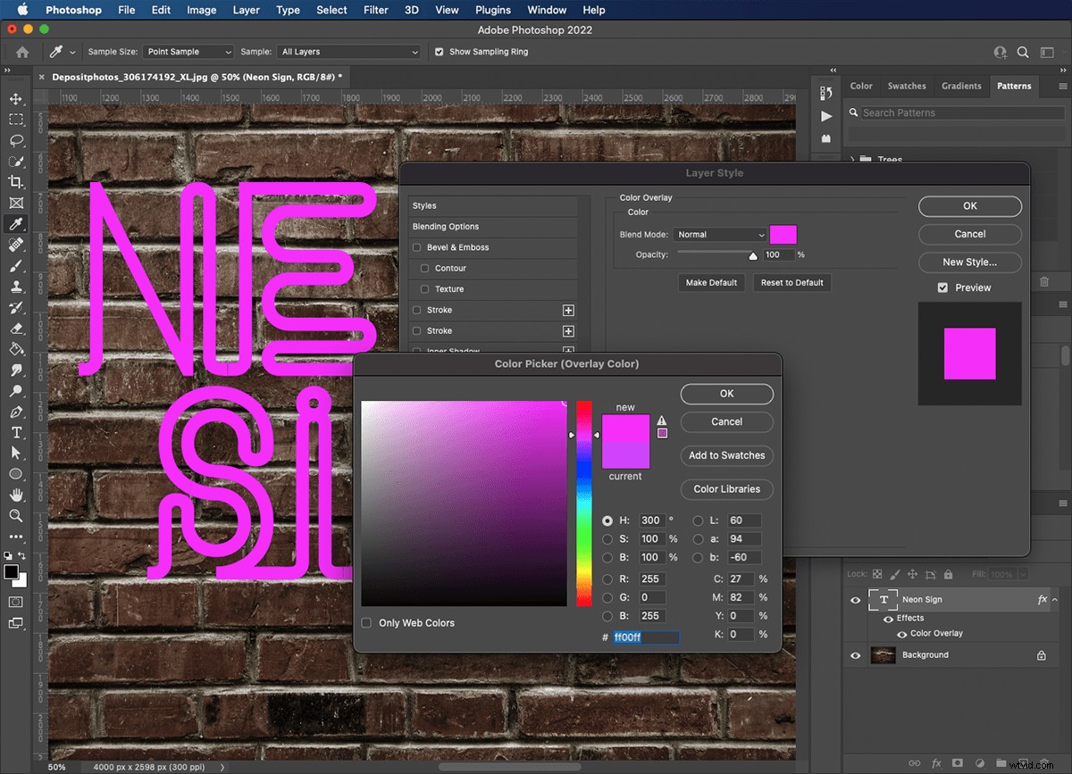Create Realistic Glowing Neon Signs in Photoshop: Step-by-Step Tutorial