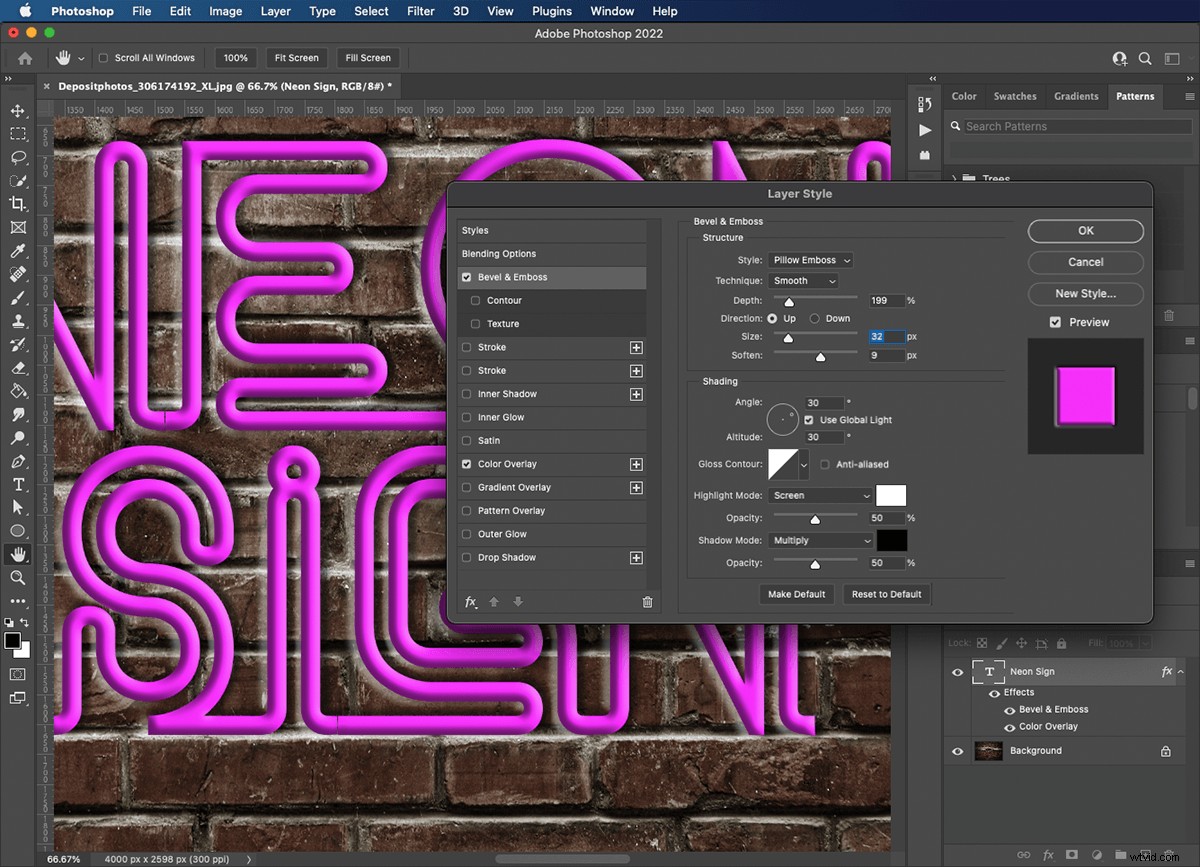 Create Realistic Glowing Neon Signs in Photoshop: Step-by-Step Tutorial