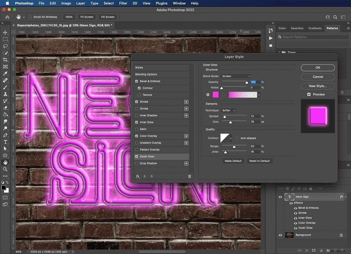 Create Realistic Glowing Neon Signs in Photoshop: Step-by-Step Tutorial
