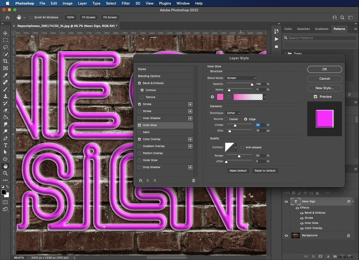 Create Realistic Glowing Neon Signs in Photoshop: Step-by-Step Tutorial