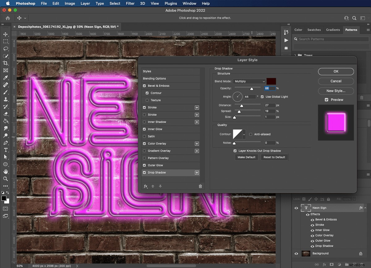 Create Realistic Glowing Neon Signs in Photoshop: Step-by-Step Tutorial