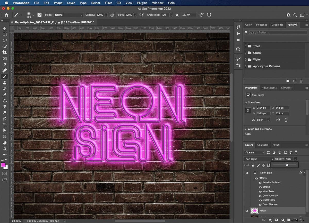 Create Realistic Glowing Neon Signs in Photoshop: Step-by-Step Tutorial