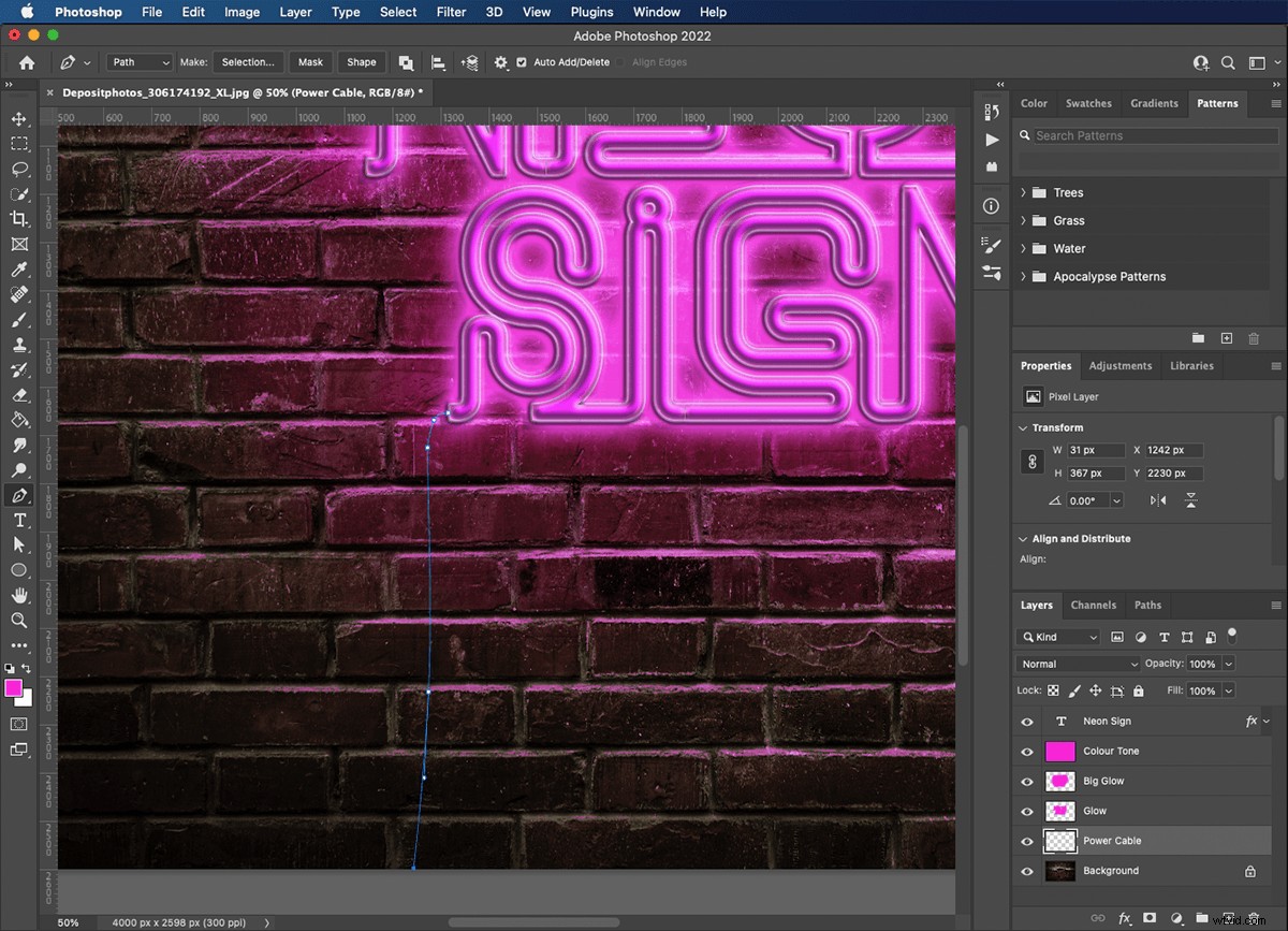 Create Realistic Glowing Neon Signs in Photoshop: Step-by-Step Tutorial