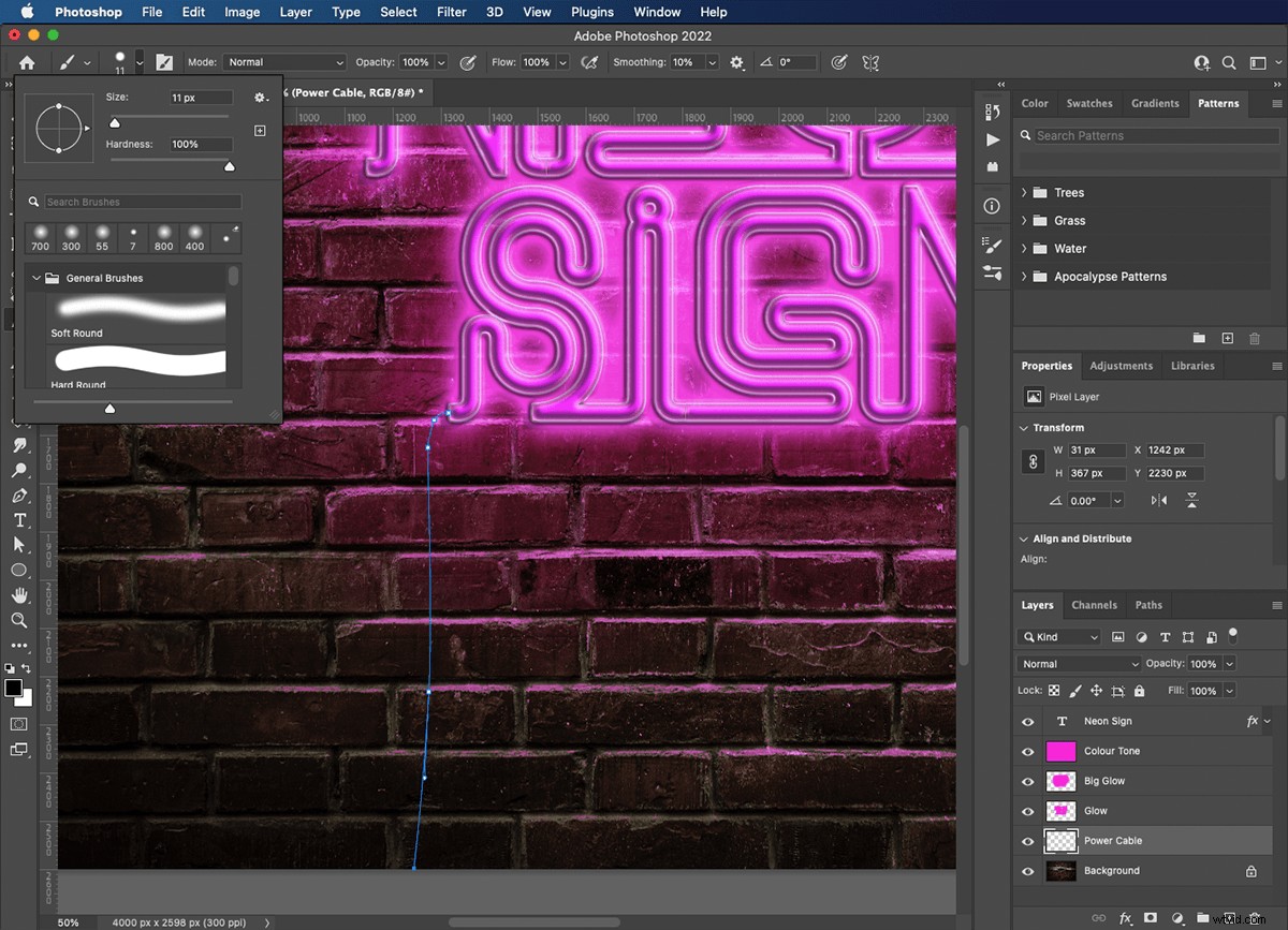 Create Realistic Glowing Neon Signs in Photoshop: Step-by-Step Tutorial