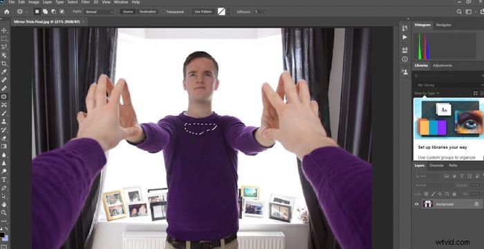 Master the Hidden Camera Mirror Illusion in Photoshop: Step-by-Step Guide