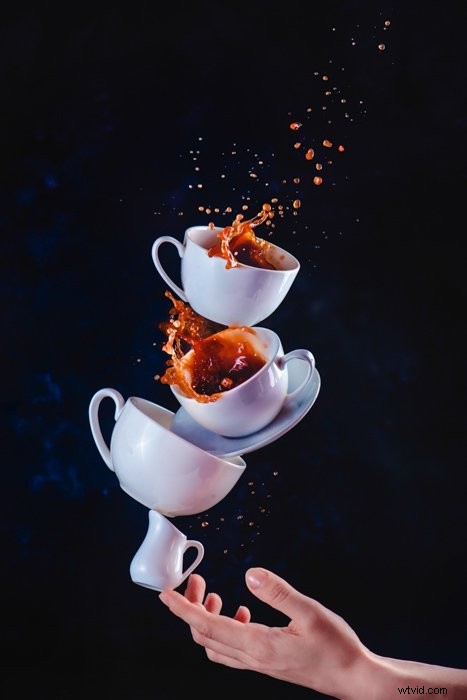 Master High-Speed Photography: Capture Stunning Levitating Coffee Splashes