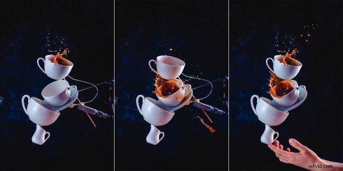 Master High-Speed Photography: Capture Stunning Levitating Coffee Splashes