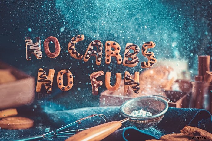 Stunning Still Life Photography: Food Typography Masterpieces