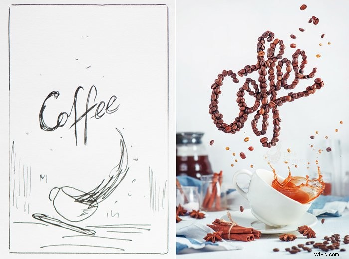 Stunning Still Life Photography: Food Typography Masterpieces