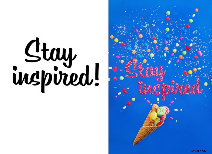 Stunning Still Life Photography: Food Typography Masterpieces