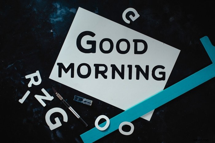 Stunning Still Life Photography: Food Typography Masterpieces