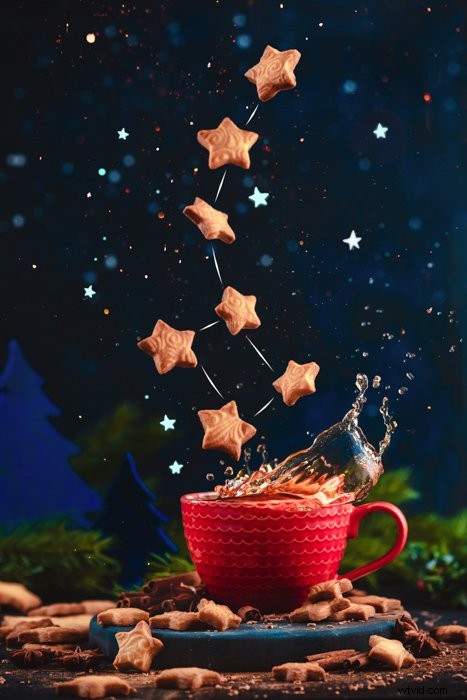 Master Levitating Christmas Cookies: Stunning Still Life Photography Tutorial
