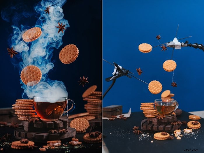 Master Levitating Christmas Cookies: Stunning Still Life Photography Tutorial