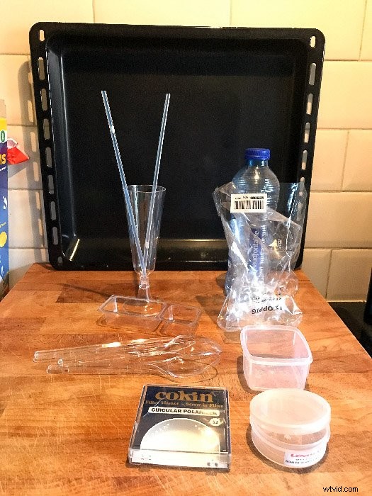 Create Stunning Abstract Rainbow Effects in Photos Using Photoelasticity