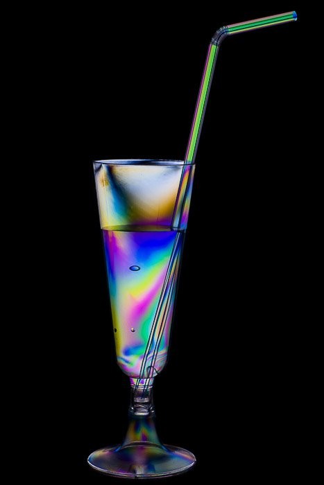 Create Stunning Abstract Rainbow Effects in Photos Using Photoelasticity