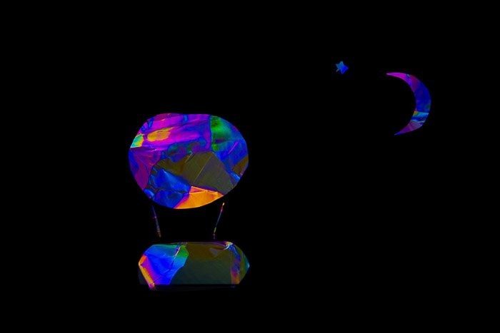 Create Stunning Abstract Rainbow Effects in Photos Using Photoelasticity