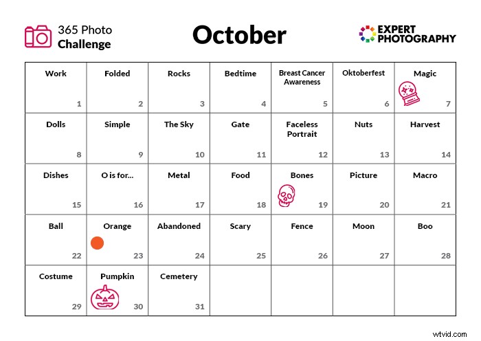 365-Day Photography Challenge Calendar: Daily Creative Prompts for the Entire Year