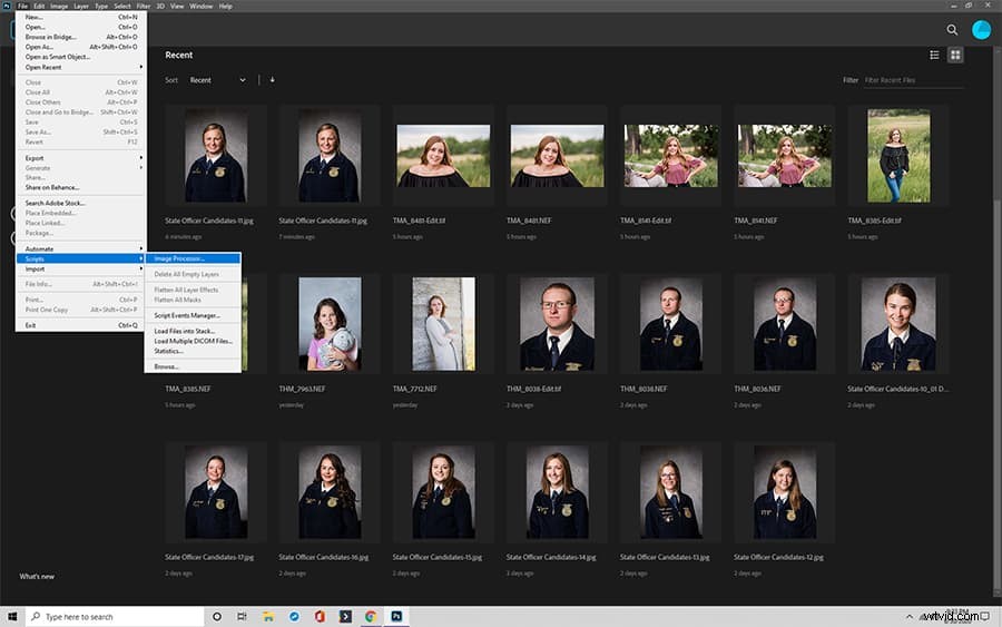 Batch Resize Multiple Images in Photoshop: Image Processor Guide