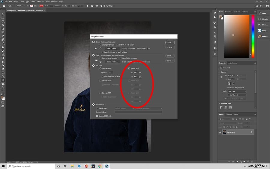 Batch Resize Multiple Images in Photoshop: Image Processor Guide