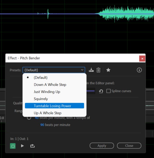 How to Create a Vinyl Record Slowdown Vocal Effect in Adobe Audition