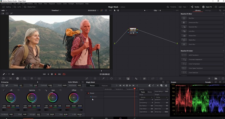 DaVinci Resolve 17 s Magic Mask: Adobe-Like Tool Revolutionizing Isolation Grading