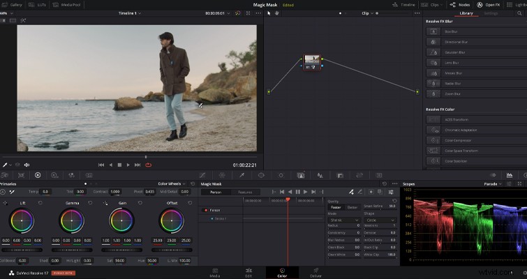 DaVinci Resolve 17 s Magic Mask: Adobe-Like Tool Revolutionizing Isolation Grading