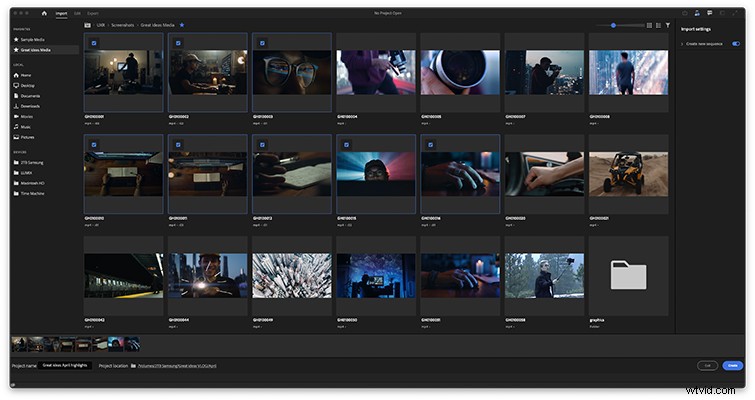 Adobe Premiere Pro Public Beta: Completely Reimagined Import, Export, and Header Workflows