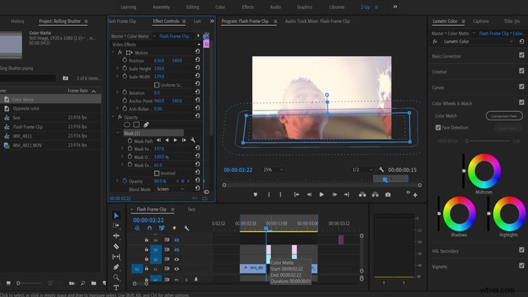 Expert Fix: Eliminate Rolling Shutter Flash with Opacity Blends