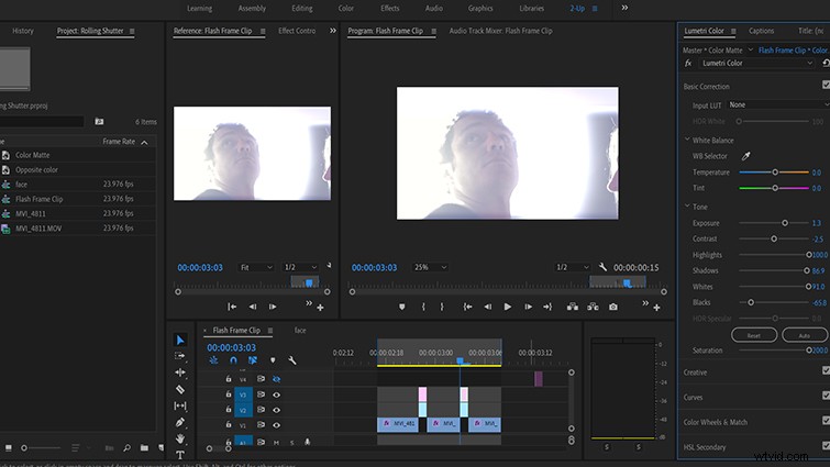 Expert Fix: Eliminate Rolling Shutter Flash with Opacity Blends