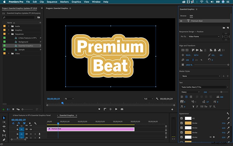 Discover 6 Powerful New Features in Premiere Pro 2019 s Essential Graphics Panel