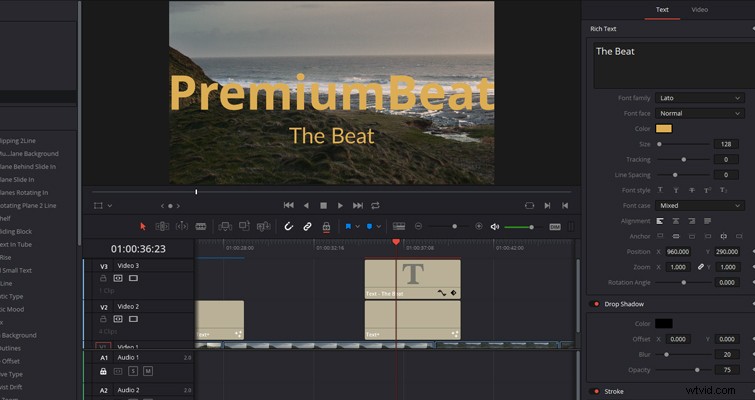 DaVinci Resolve vs. Adobe Premiere Pro: Text Effects & Titles Showdown