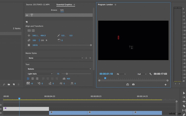 How to Create Master Text Styles in Premiere Pro s Essential Graphics Panel