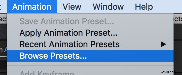Step-by-Step Guide: Apply Animation Presets in Adobe After Effects Effortlessly