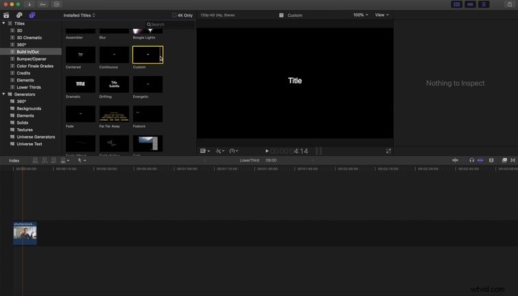 Create Professional Custom Lower Thirds in Final Cut Pro X: 5-Step Guide